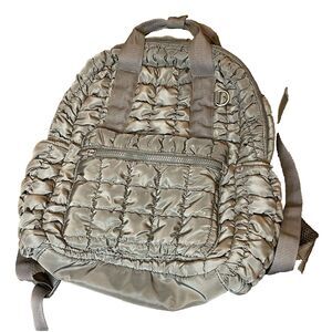 Wild Fable Womens Military Green Puffy Square Backpack Laptop Book bag w/Pockets